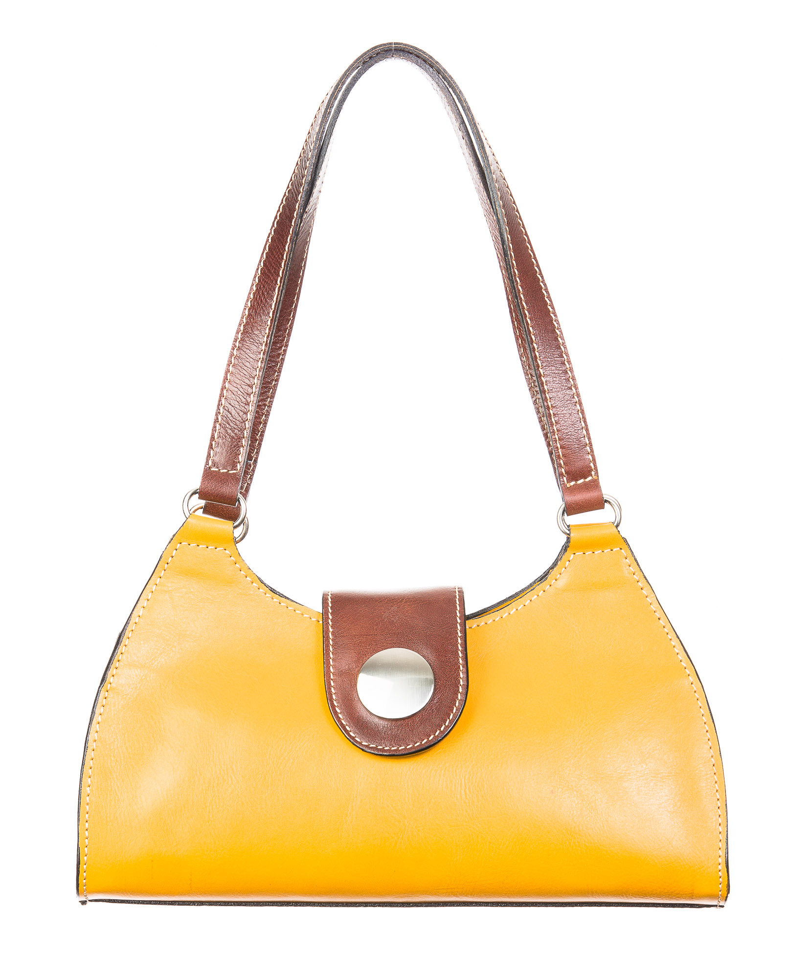 vera pelle yellow bag