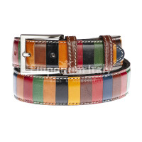 Genuine leather belt for man NARNI, MULTICOLOUR, CHIAROSCURO, MADE IN ITALY - P003195
