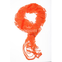 Spring scarf for woman PESCA, floral design, ORANGE colour, EMPORIUM ITALY