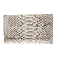 Genuine python skin wallet for woman GERBERA, CITES, ROCK colour, SANTINI, MADE IN ITALY