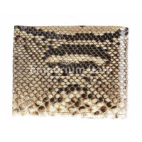 EGITTO: men's wallet in python skin, refined and elegant, handcrafted by Santini, Made in Italy