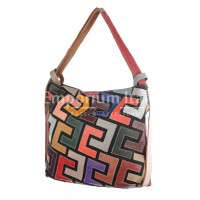 MIRIAM backpack bag, soft genuine leather, multicolor, ARIANNA DINI