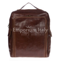 Backpack buffered real leather mod. MONTE BIANCO maxi