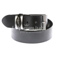 Mens buffered ,real leather belt mod. PORTLAND, Made in Italy.