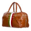COMO MAXI: borsa da viaggio in cuoio, tricolore, colore : MARRONE, Madei un Italy (Borsa)