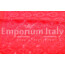 Foulard primaverile da donna PESCA, design floreale, colore ROSSO, EMPORIUM ITALY