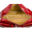 Borsone in vera pelle CHIAROSCURO mod. LAMBRO colore ROSSO Made in Italy (Borsa)