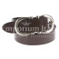Cintura donna in vera pelle CHIAROSCURO mod. OSLO colore TESTA DI MORO Made in Italy (Cintura)