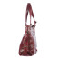 Genuine leather shoulder bag for woman ANTONELLA, colour RED, CHIAROSCURO, MADE IN ITALY